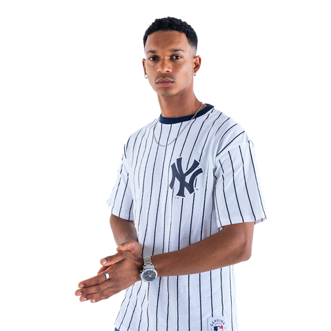 NY Yankees Men's Stripe Oversize T-shirt
