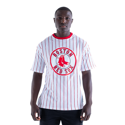 Boston Red Sox Men's Stripe Oversize T-shirt